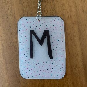 homemade initial keychain!